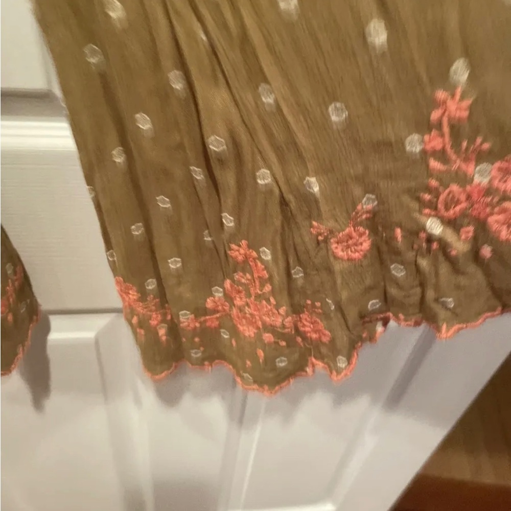 NWT Free People 2 piece pants set moss size small - Picture 3 of 7